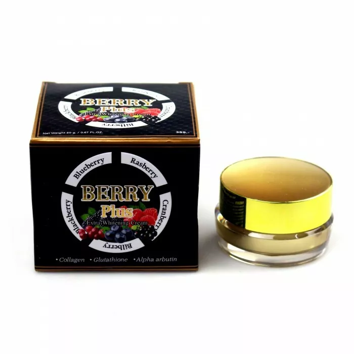 Berry Plus Extra Whitening Cream Reduce Blemishes Freckles Dark Spots