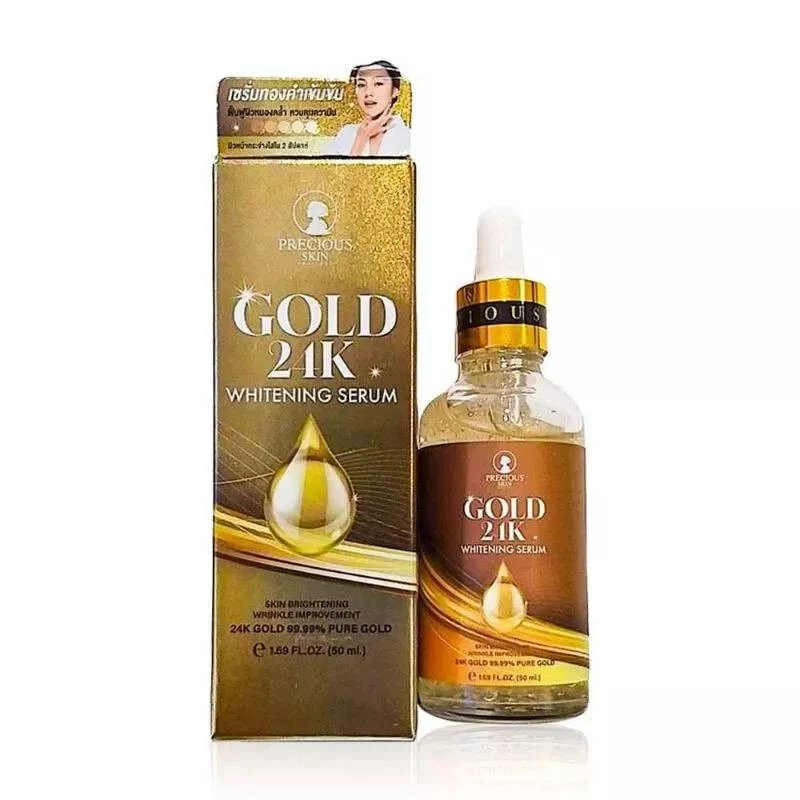 Gold 24k Whitening Serum Skin Brightening Anti Wrinkle